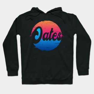 Great Gift Oates Flowers Proud Name Christmas 70s 80s 90s Hoodie